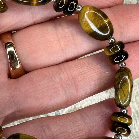 Tiger’s eye stretch beaded bracelet. - Picture 4 of 4